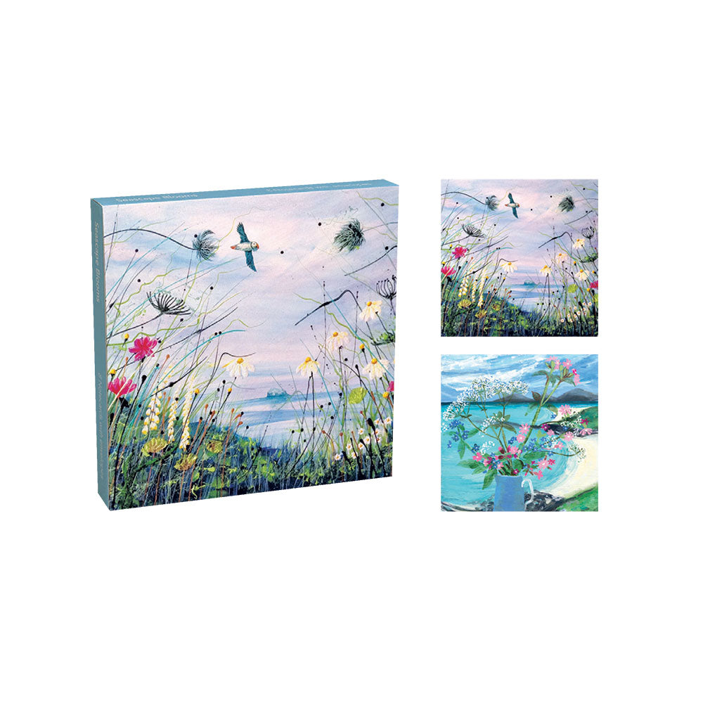 Pam McKenzie & Jane Askey Seascape Blooms Notecard Wallet