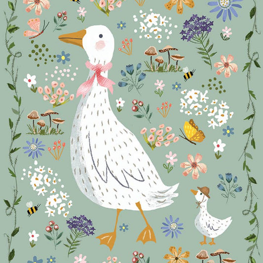 Baby Goose New Baby Greeting Card
