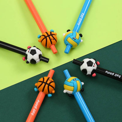 Sports Ball Game Retractable Gel Pen