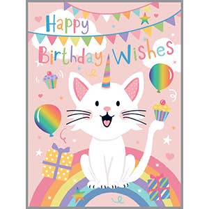 Gift Enclosures - Birthday Kitty