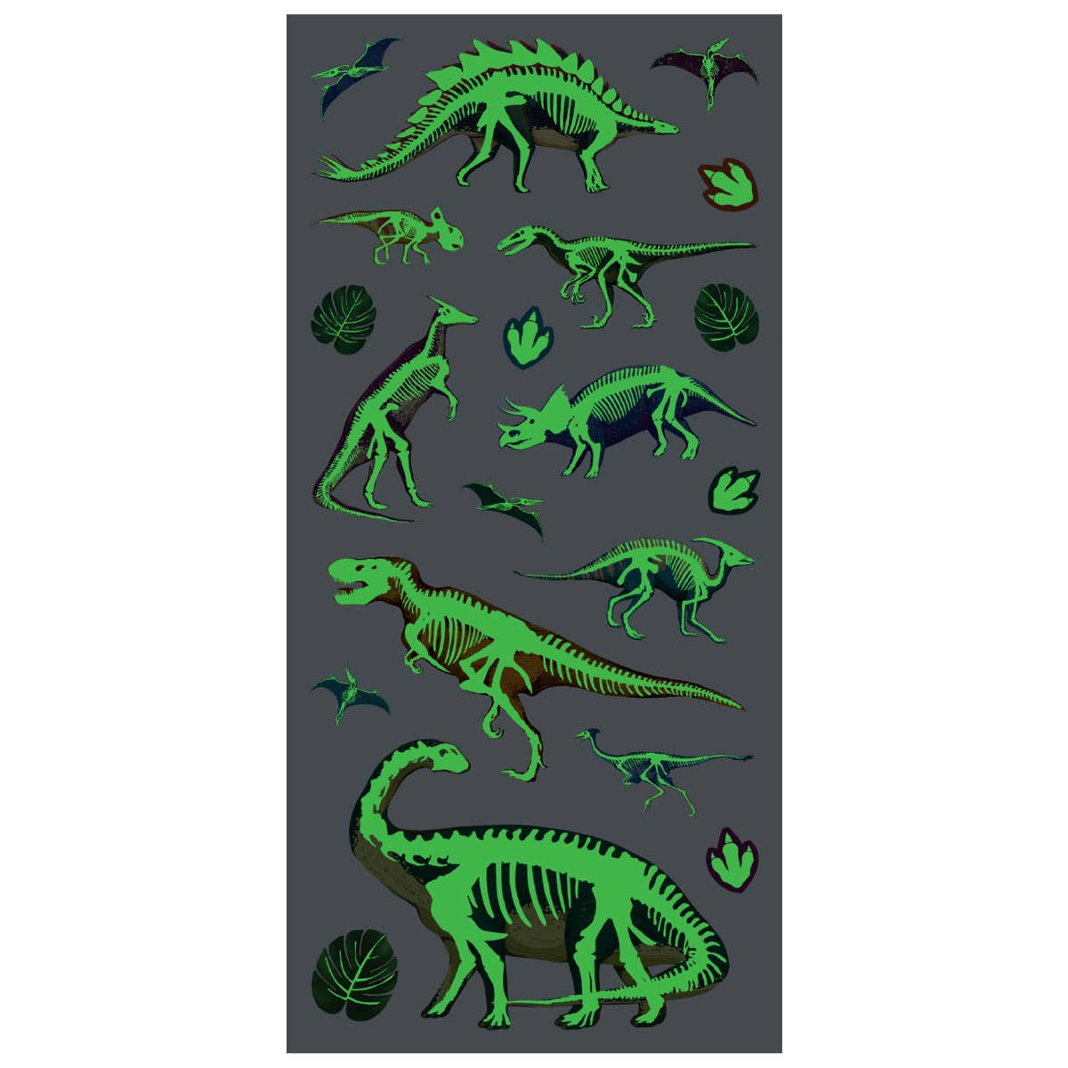 Glow In The Dark Stickers - Dinosaurs