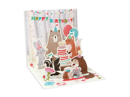 Woodland Animals Pop-Up Card