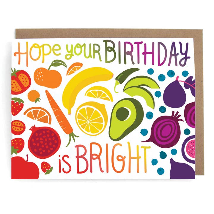 Rainbow Birthday Card