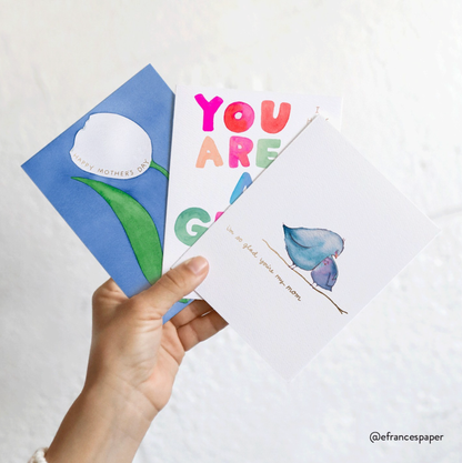 Glue Mother's Day Greeting Card