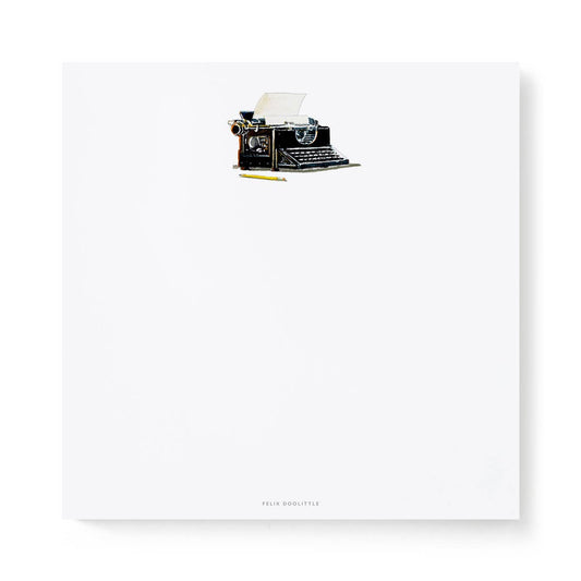 Vintage Typewriter - Notepad - 6x6