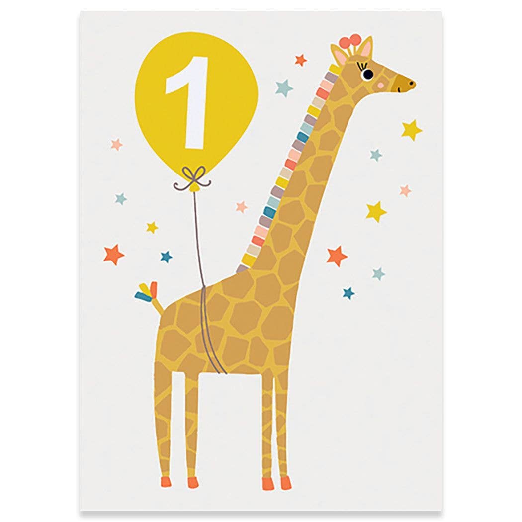 One Birthday Greeting Card