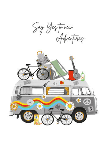 New Adventures Friendship Greeting Card