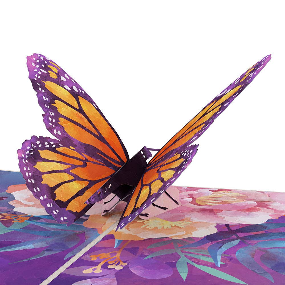 Monarch Butterfly 5''x7'' Card, Pop-Up Cards