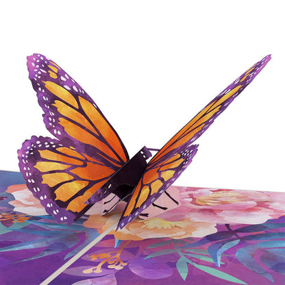 Monarch Butterfly 5''x7'' Card, Pop-Up Cards