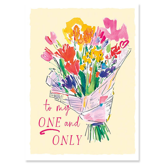 Bouquet Anniversary Greeting Card