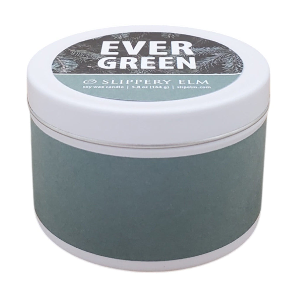 Evergreen 5.8oz Candle Tin