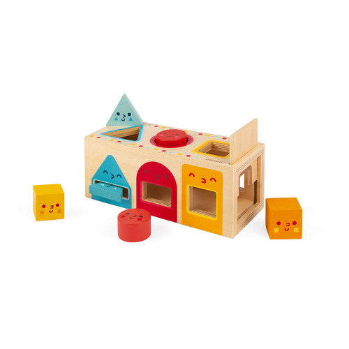 GEOMETRIC SHAPES BOX (WOOD)