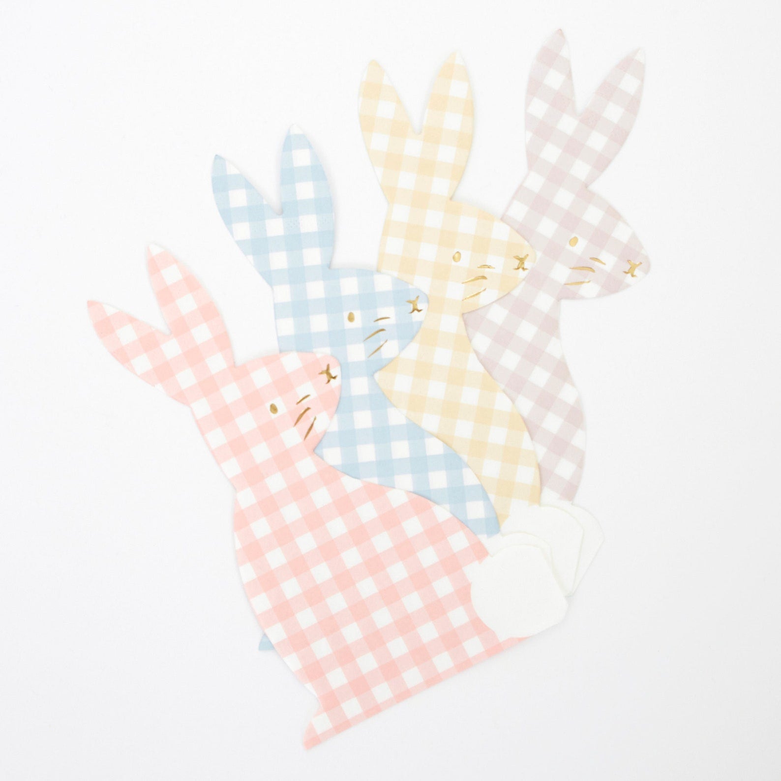 Meri Meri Gingham Bunny Napkins