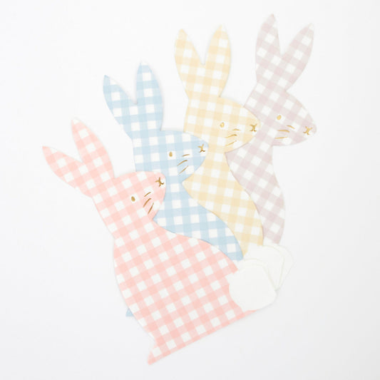 Gingham Bunny Napkin