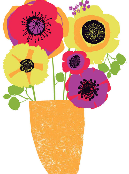 bday-bouquet Greeting card