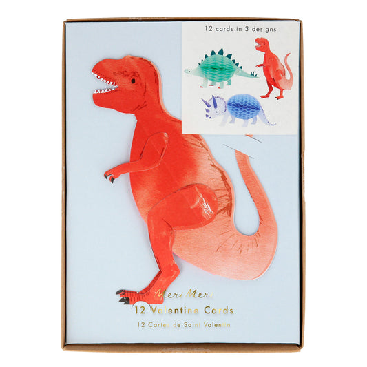 Dinosaur Valentine Cards