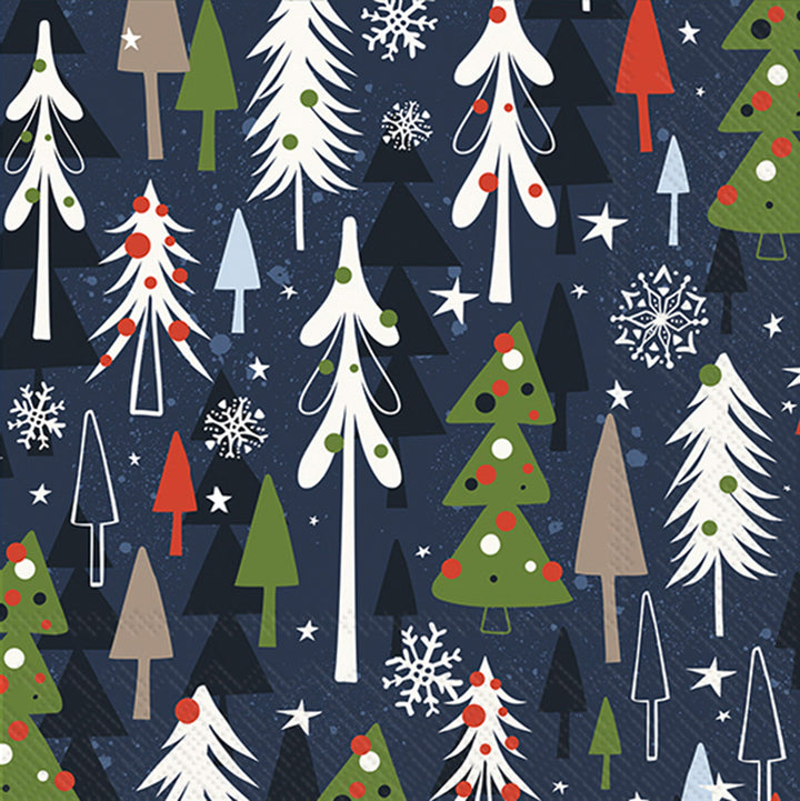 CHRISTMAS FOREST Luncheon Napkin