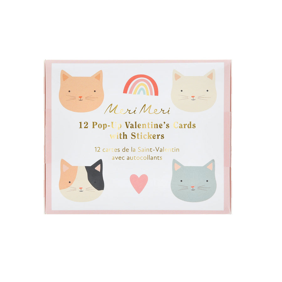 Cat Valentine Cards and Stickers