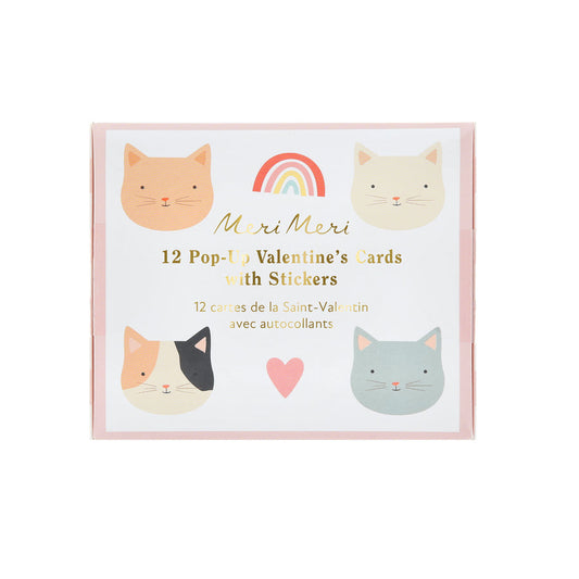 Cat Valentine Cards and Stickers