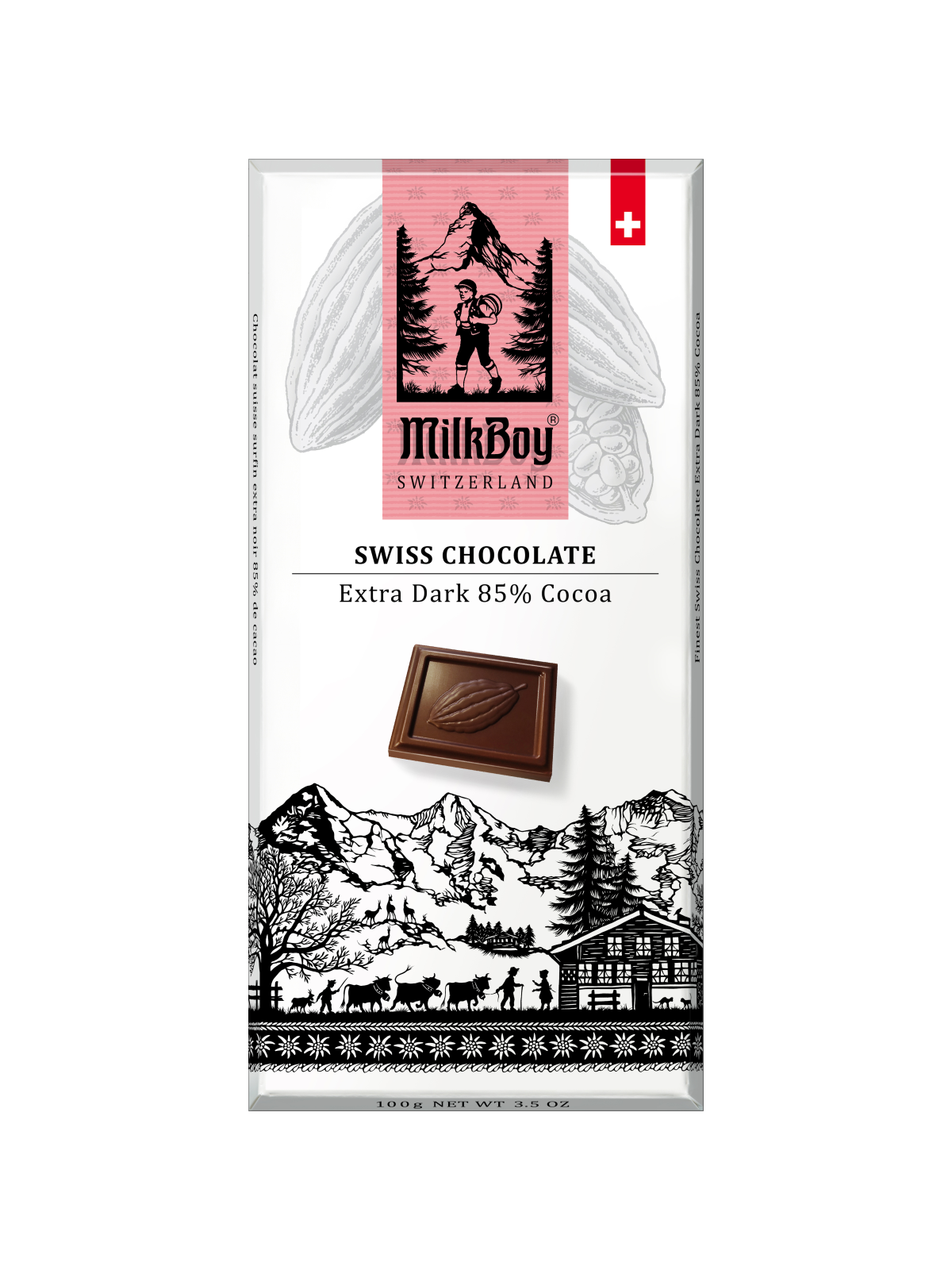 Milkboy Finest Swiss Chocolate Extra Dark 85% Cocoa