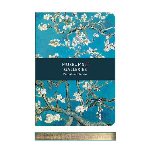 Vincent van Gogh Almond Branches in Bloom A5 Perpetual Planner Diary