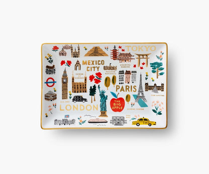 Bon Voyage Porcelain Catchall