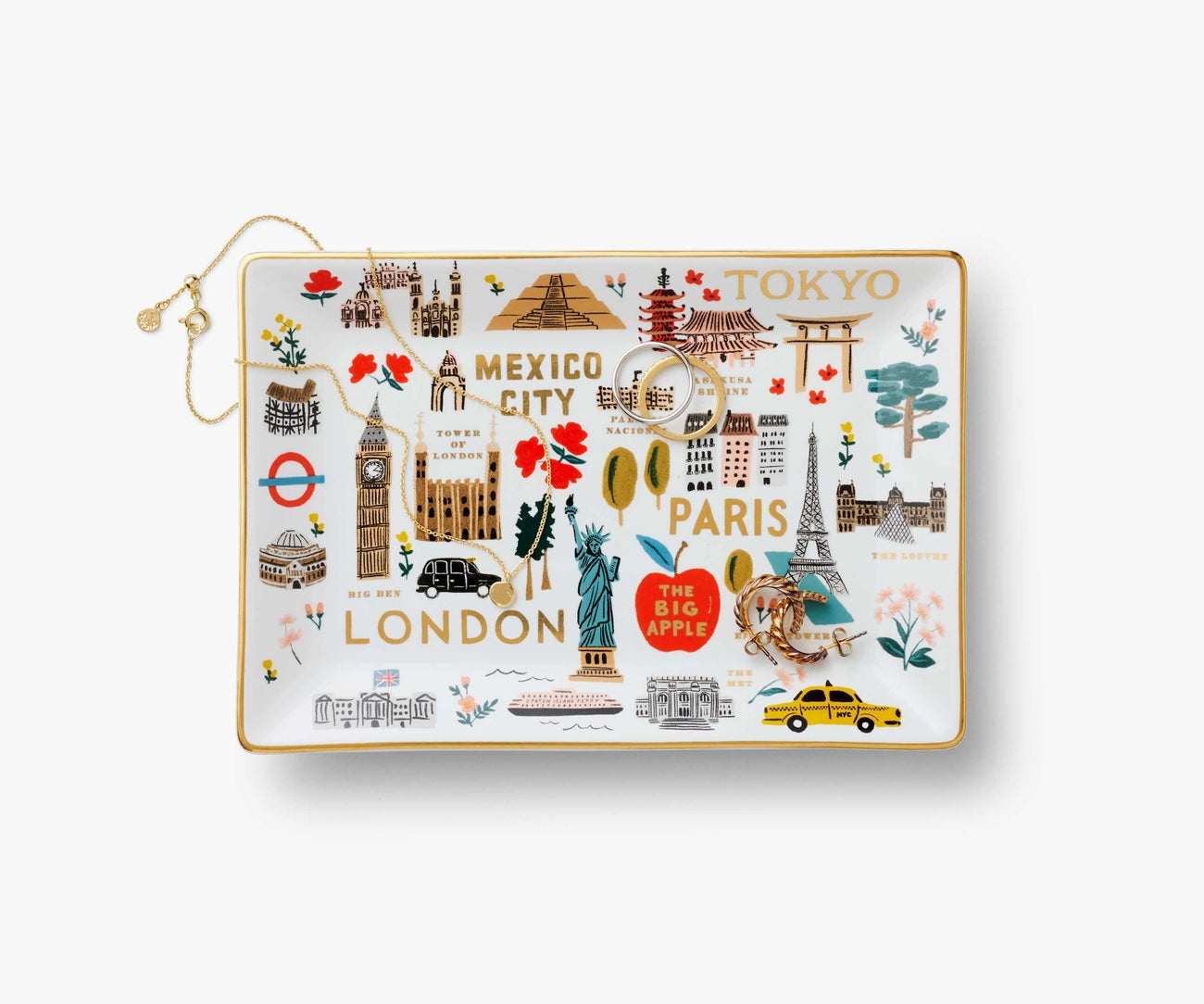 Bon Voyage Porcelain Catchall