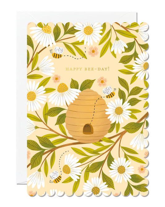 Birthday Beeday Greeting Card