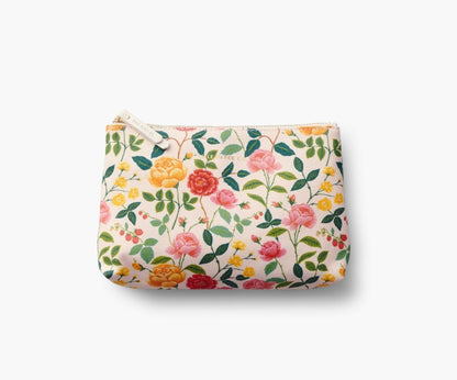 Zippered Pouch Set - Roses