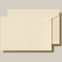 Triple Debossed Correspondence Cards