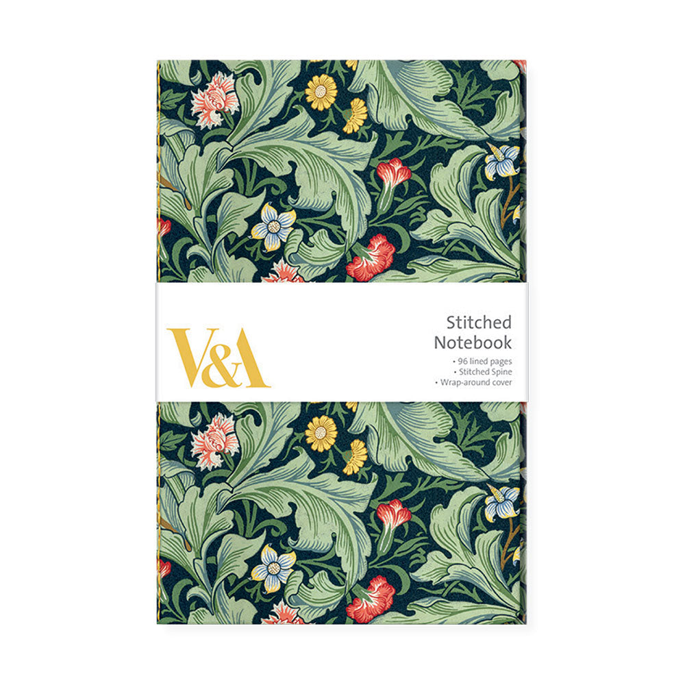 V&A Leicester Stitched Notebook
