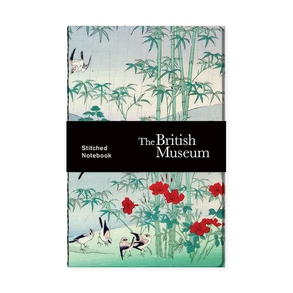 British Museum Birds and Bamboo in the Rain Stitched Notebook