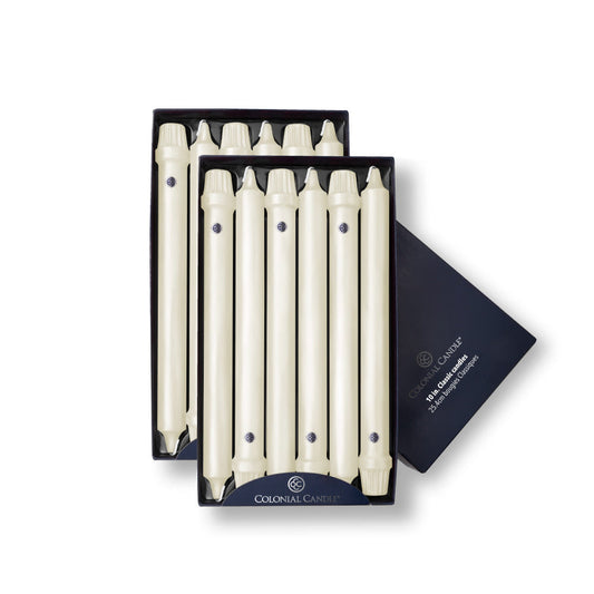 Colonial Candle 10" Ivory Classic Taper *sold individually