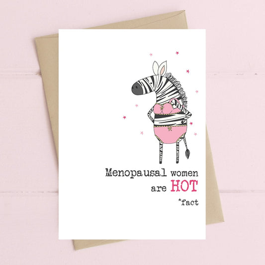 Menopause – HOT Blank Greeting Card