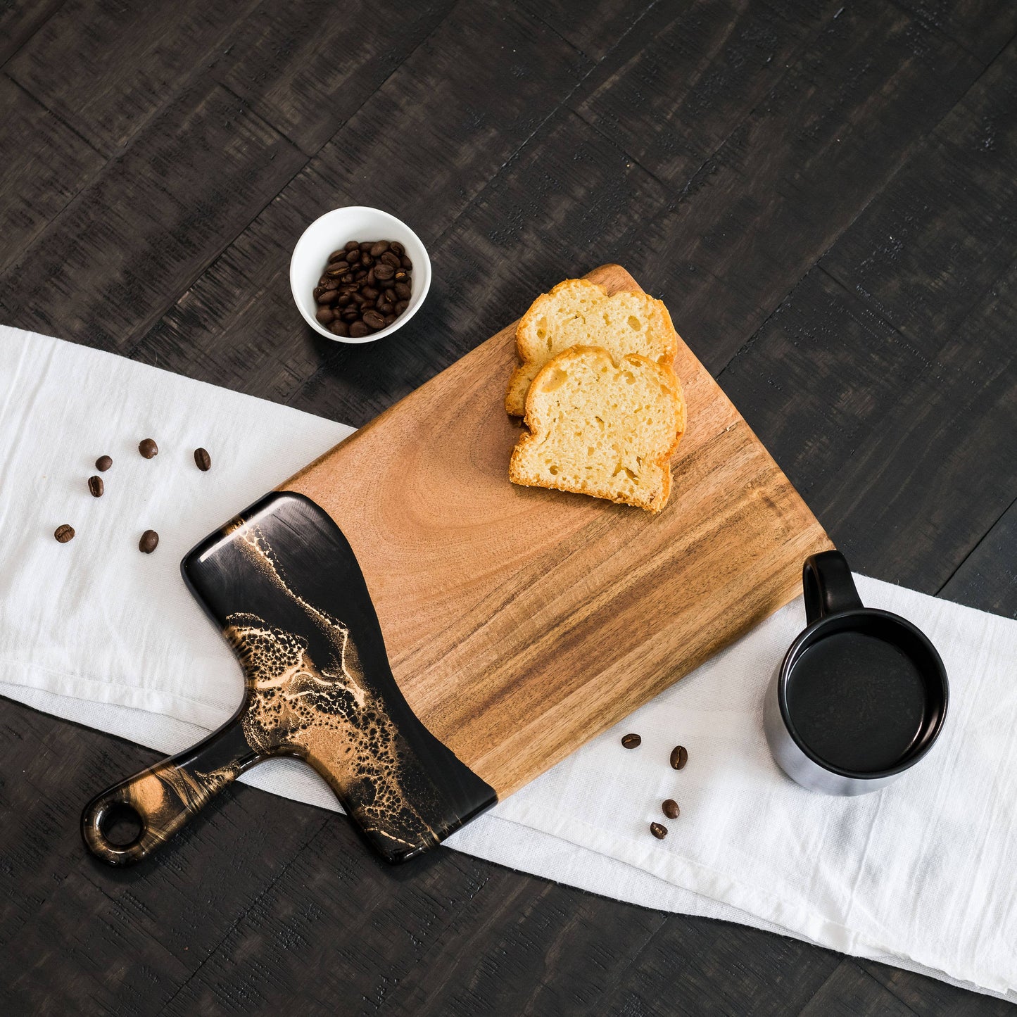 Cheeseboards - Medium 8" x 16": Black Ember