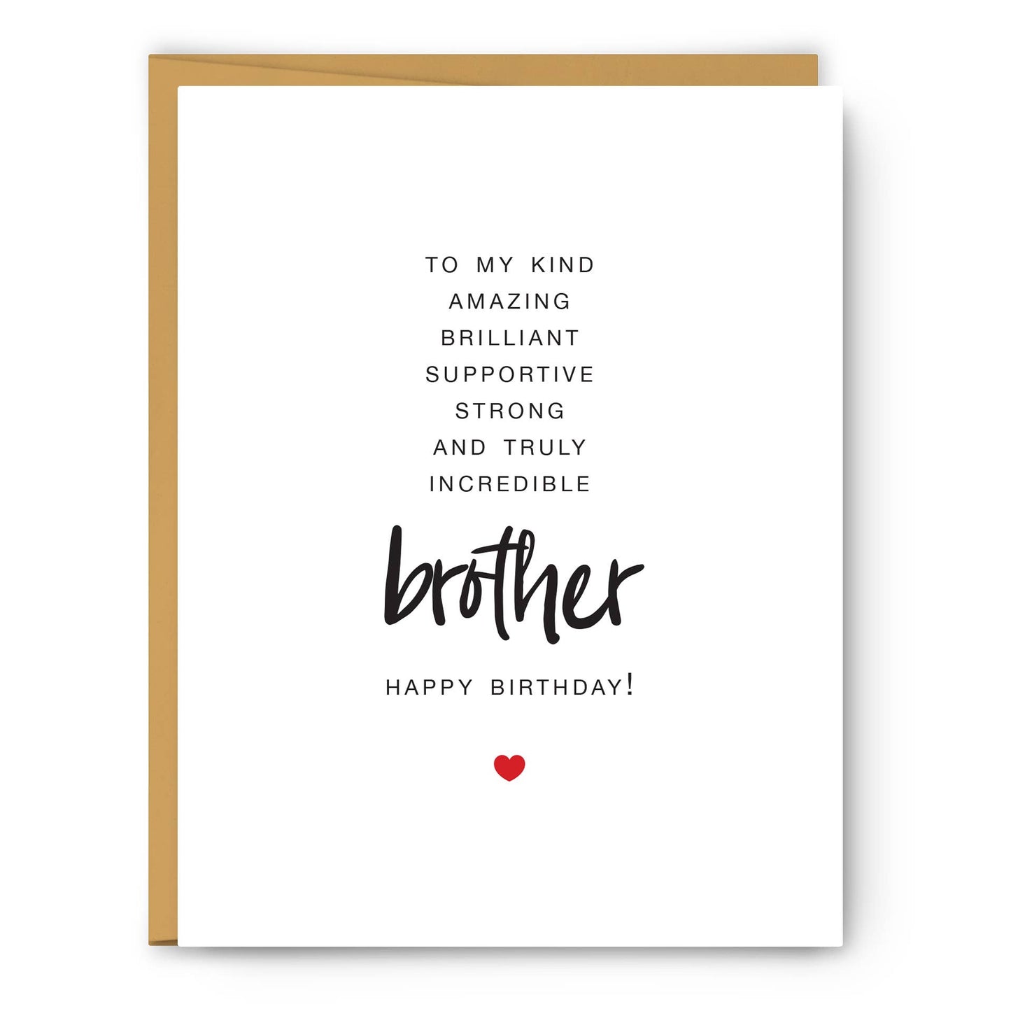 To My Brother - Birthday Card