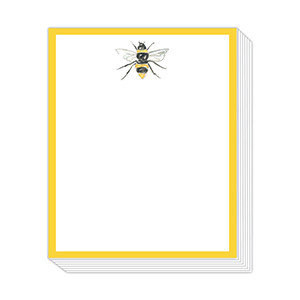 Handpainted Bee with Yellow Border Short Stack