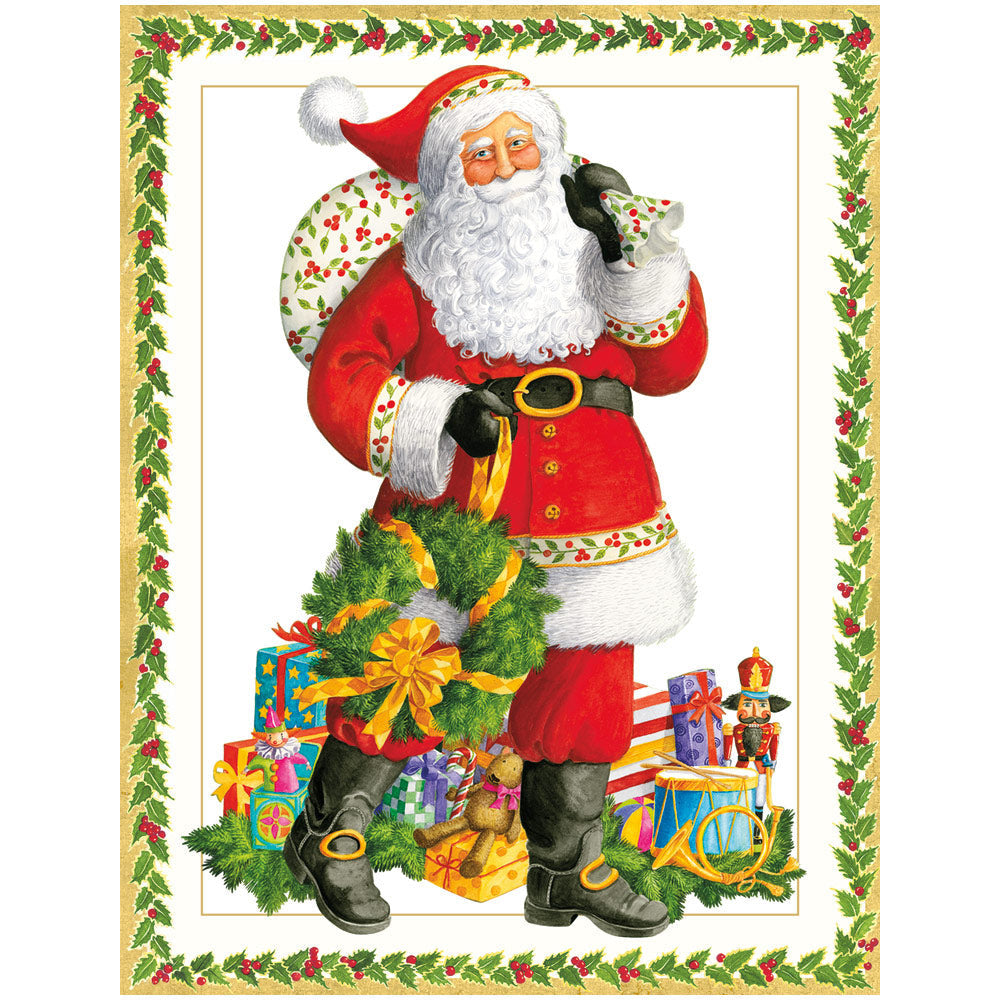 Jolly St. Nick Boxed Christmas Cards