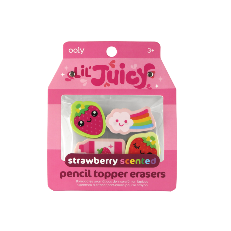 lil’ juicy scented topper erasers