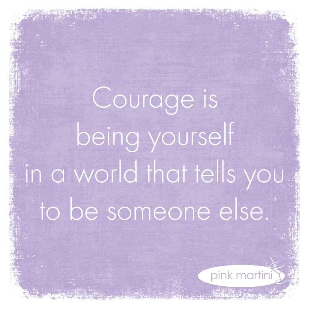 Courage Is Beverage Napkin