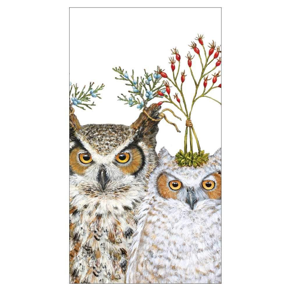 Holiday Hoot Guest Towel