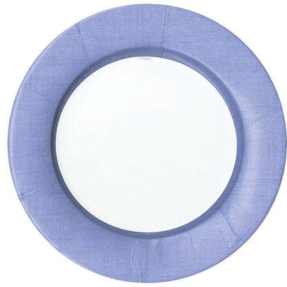 Linen Border Dinner Plates
