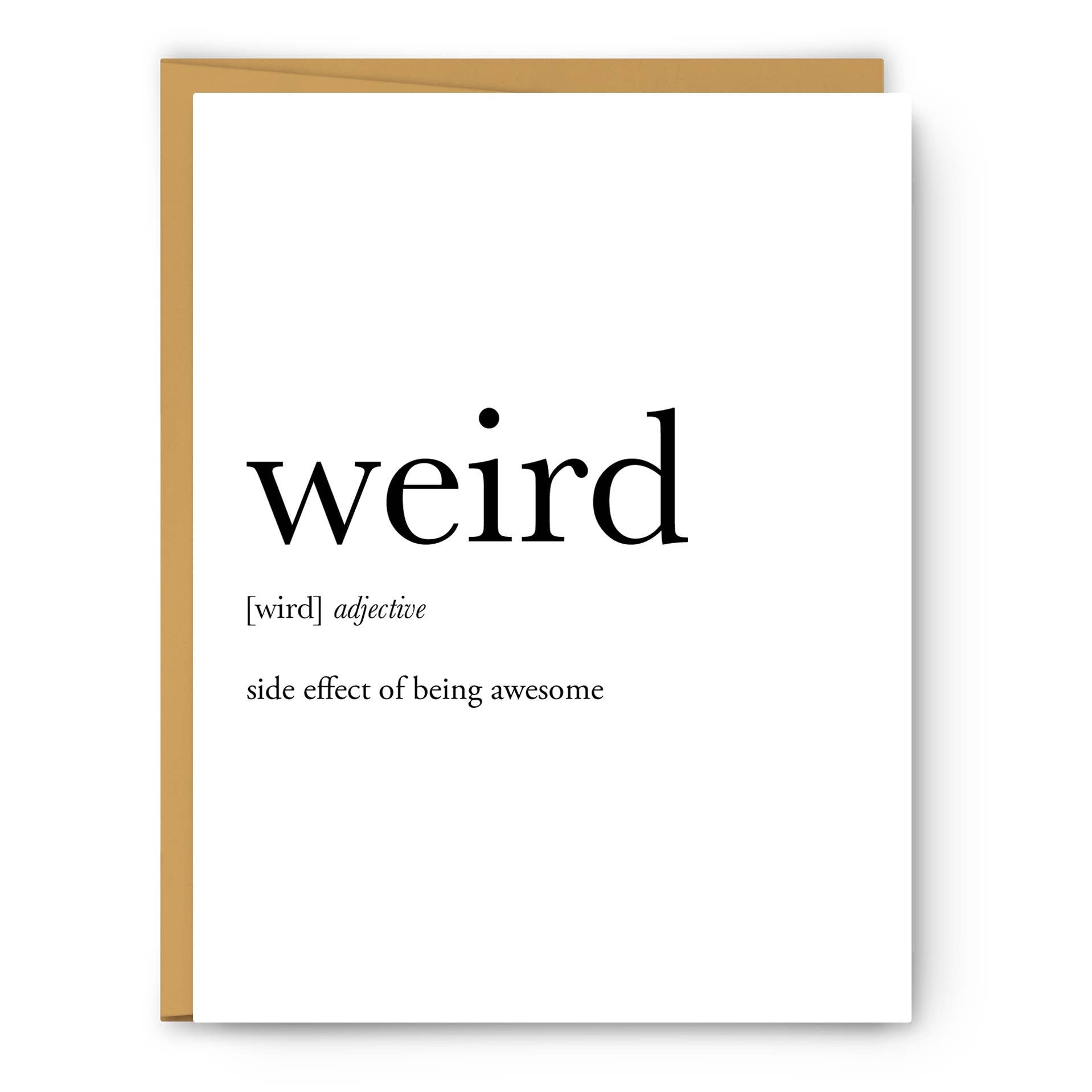 Weird Definition - Everyday Card – Paper Fiesta