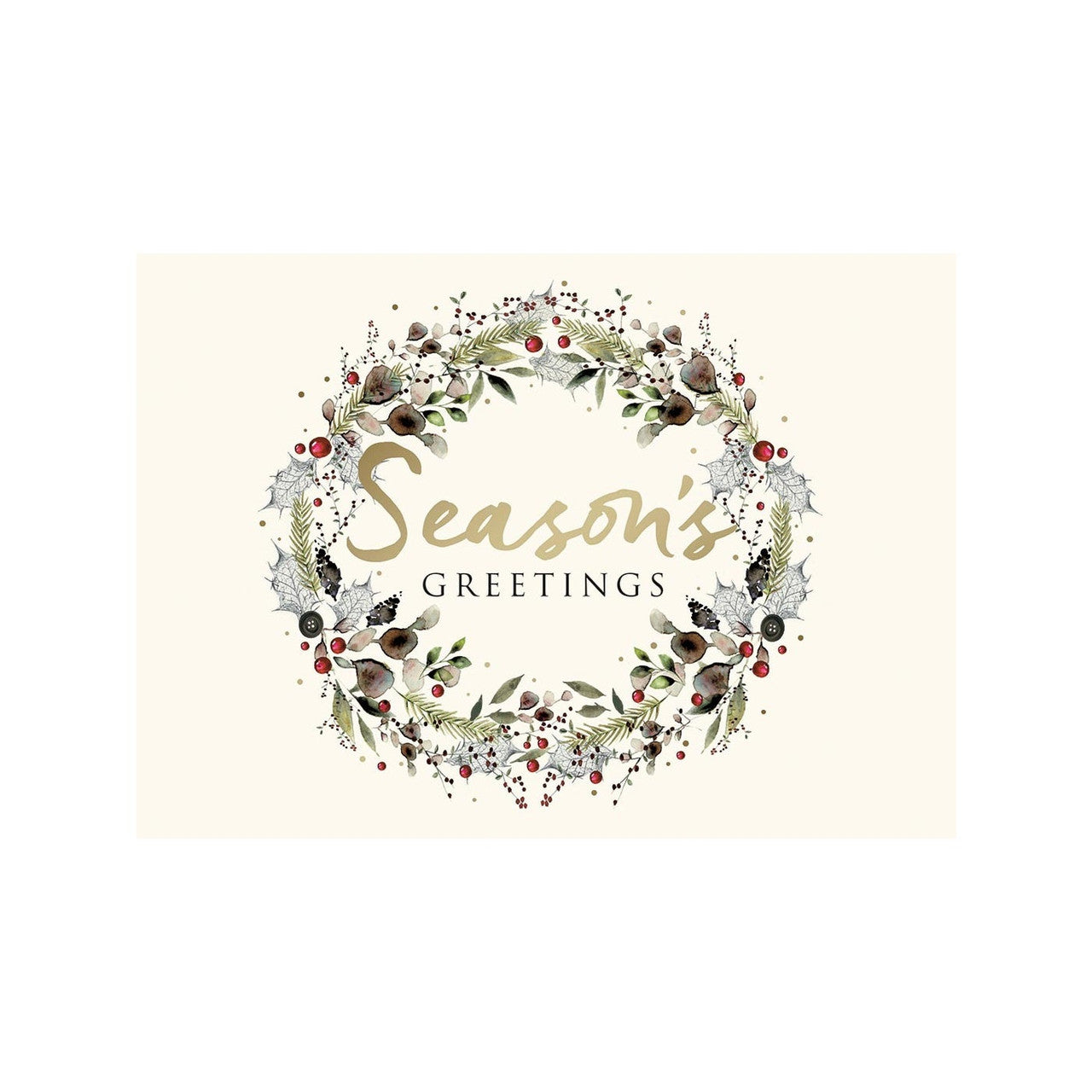 Beautiful Seasonal Wreath Boxed Cards