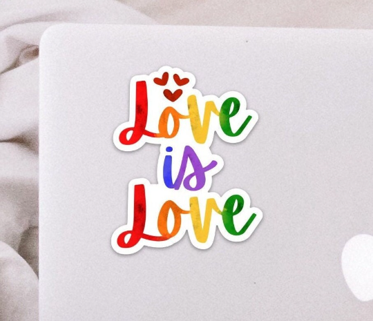 Love is Love Waterproof Vinyl Sticker