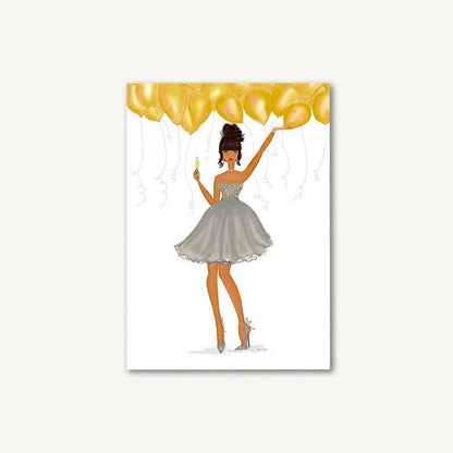 Let's Celebrate Greeting Card - Birthday, Congratulations