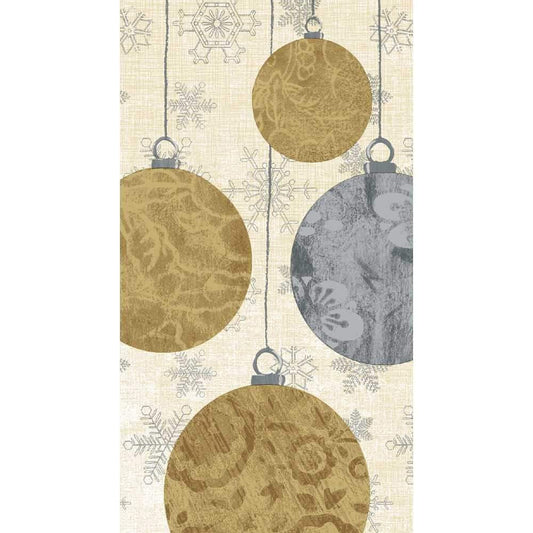 Holiday Ornaments Guest Towel
