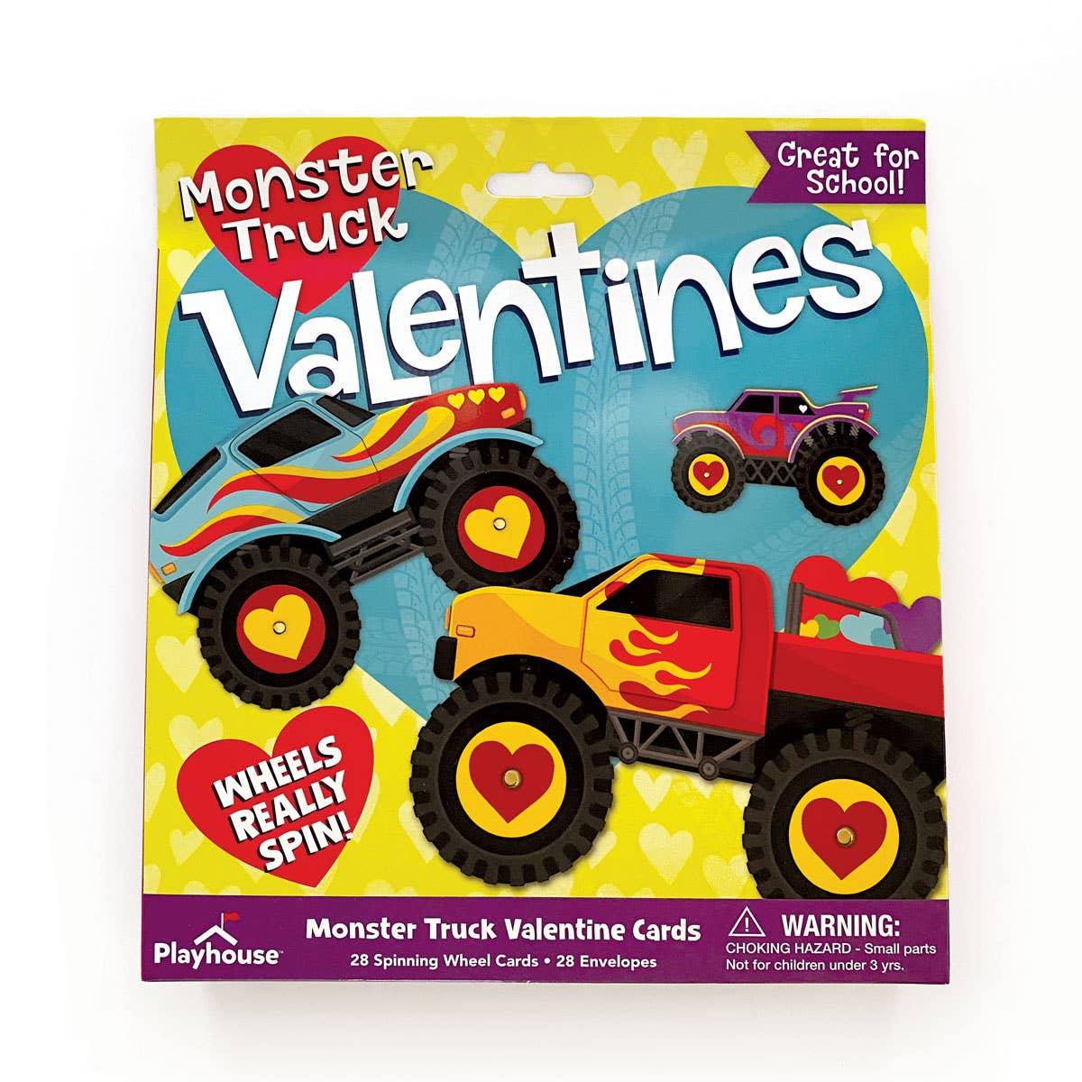 Monster Trucks Action Movers Valentines