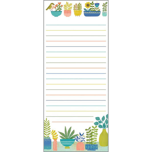 Pots and Flowers List Pad