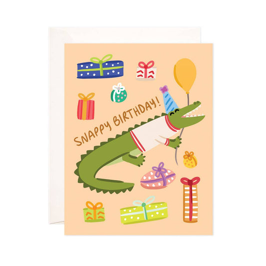 Snappy Birthday Greeting Card - Cute Birthday Card